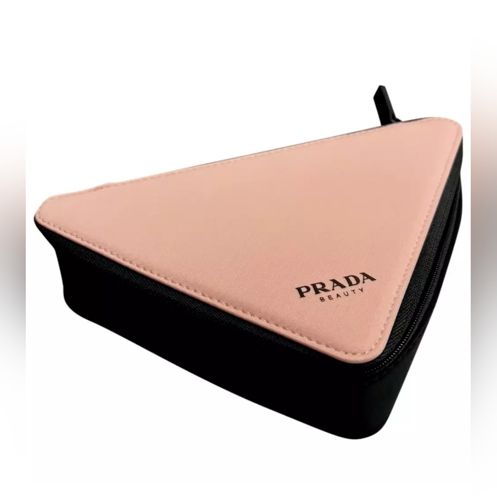 Prada Paradoxe Beauty Pink Triangular  Cosmetic Bag & Prada Dustbag